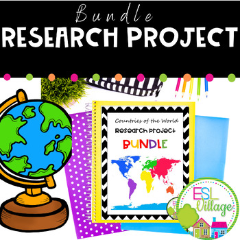 Preview of Country Research Projects Geography Templates BUNDLE