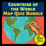 Countries of the World Map Quiz Bundle