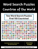 Countries of the World Word Search Puzzle