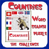 word find - Word Search Puzzles - feature Countries words