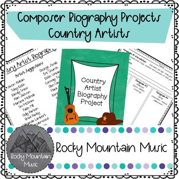 Preview of Country Artist Biography Project