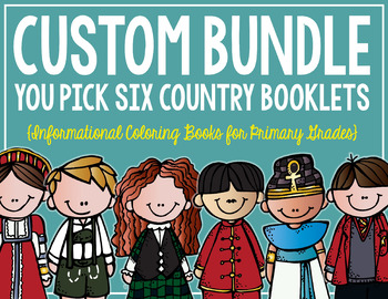 Preview of Country Booklets CUSTOM BUNDLE! (6  Booklets)