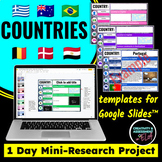 Country Countries Report 1 Day Mini Research Lesson for Go