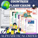 Country Facts FLASH CARDS of the World - Starting with A (