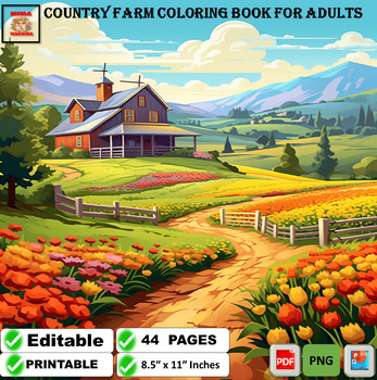 Farmer's Market Coloring Book : An Adult Coloring Book Featuring Charming  Farmer's Market Scenes, Beautiful Farm Animals and Relaxing Country  Landscapes (Paperback) 