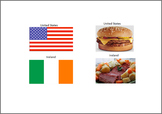 Country Flags and Food Match