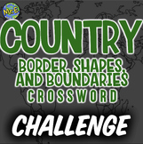 Country Geography Crossword Puzzle | Country Borders Bound