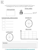 Country Infographic Worksheet