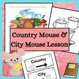 Country Mouse and City Mouse Activity Guide with Crafts Wo