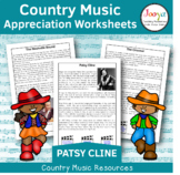 Country Music Appreciation Worksheets | Patsy Cline