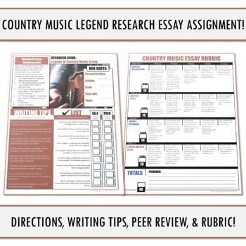 country music research paper topics