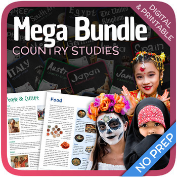 Preview of MEGA BUNDLE: 78 Country Studies