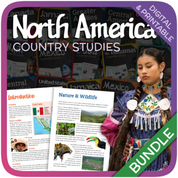 Preview of North America (Country Studies Bundle)