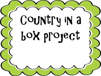 Preview of Country Project