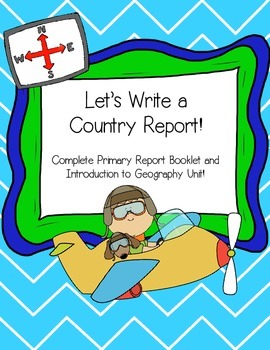 Preview of Country Report Complete Primary Packet!