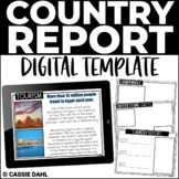 Country Report Template | Google Slides Template | Digital Report