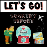 Country Report and Trip Itinerary for 3rd & 4th grade