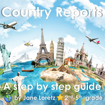 Preview of Country Reports a step by step guide- distance learning