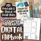 Country Research Flipbook BUNDLE | PDF & Google Slides |