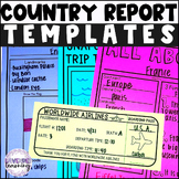 Country Research Graphic Organizer & Country Report for Co