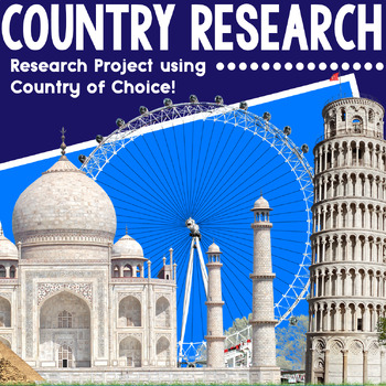 Preview of Country Research Project with Distance Learning Option