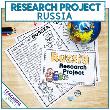 Preview of Country Research Project - A Country Study About Russia with Reading Passages