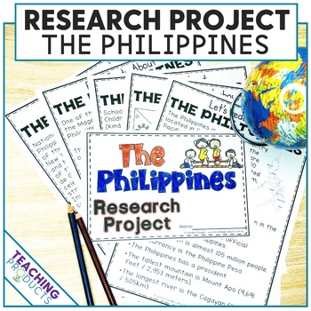 Preview of Country Research Project About The Philippines with Reading Passages