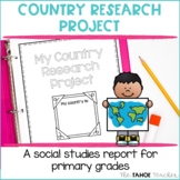 Country Research Project | A Social Studies Report