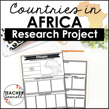 Preview of Country Research Project Posters - Africa