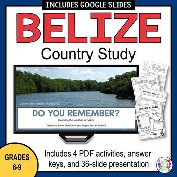 Preview of Belize Country Study - Belize Presentation and Activities - Central America