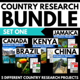 Country Research Project Bundle 1 - Reading Passages - Cou