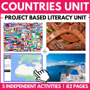 Preview of Country Research Project | Report Writing Unit | Geography & English Tasks