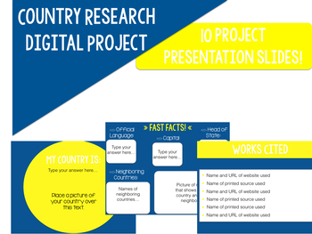 country research project template google slides