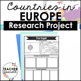 Country Research Project Posters - Europe