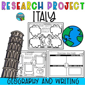 Preview of Traditions Around the World Country Research Projects - Italy