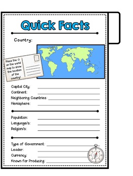 country research project google slides template