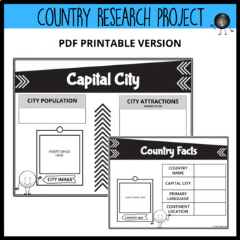 country research project google slides template