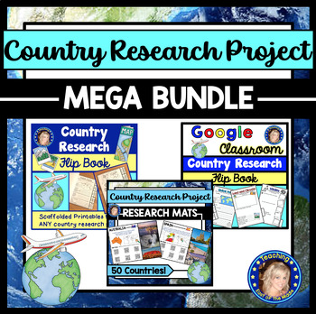 Preview of Country Research Project Mega Bundle