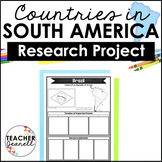 Country Research Project Posters - South America