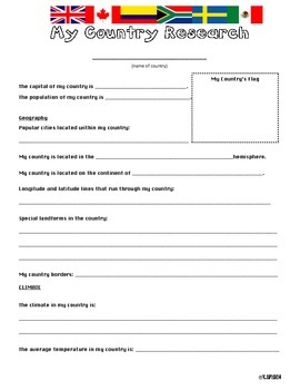 school research project template