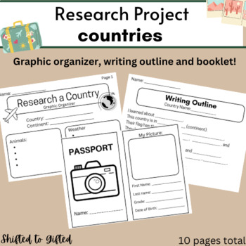 Preview of Country Research Project / Travel Journal