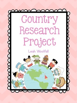 Preview of Country Research Project with a Choice Board!