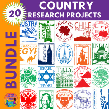 Preview of Country Research Projects Bundle