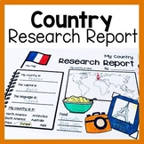 Country Research Report Worksheets and Graphic Organizers 