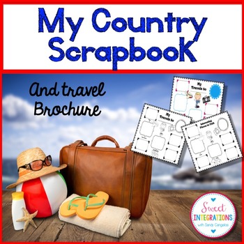 Preview of Country Research Travel Brochure and Scrapbook