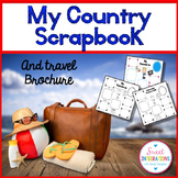 Country Research Travel Brochure and Scrapbook