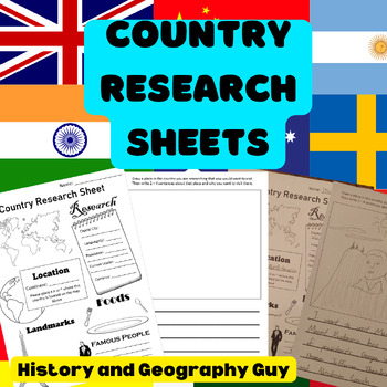 Preview of Country Research Sheets