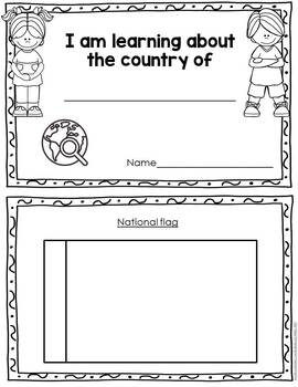 Country Research Worksheets by Montessori Nature | TpT