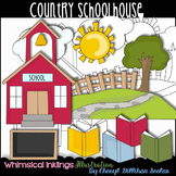 Country Schoolhouse Clipart Collection