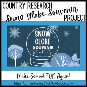 Preview of Country Snow Globe Research Project